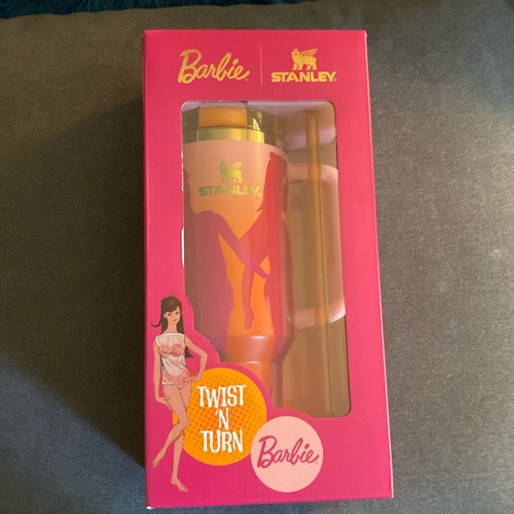 New. Stanley x Barbie twist and turn tumbler